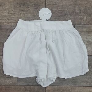 BOHO ME NWT White Flowy Shorts With Pockets Womens Size s